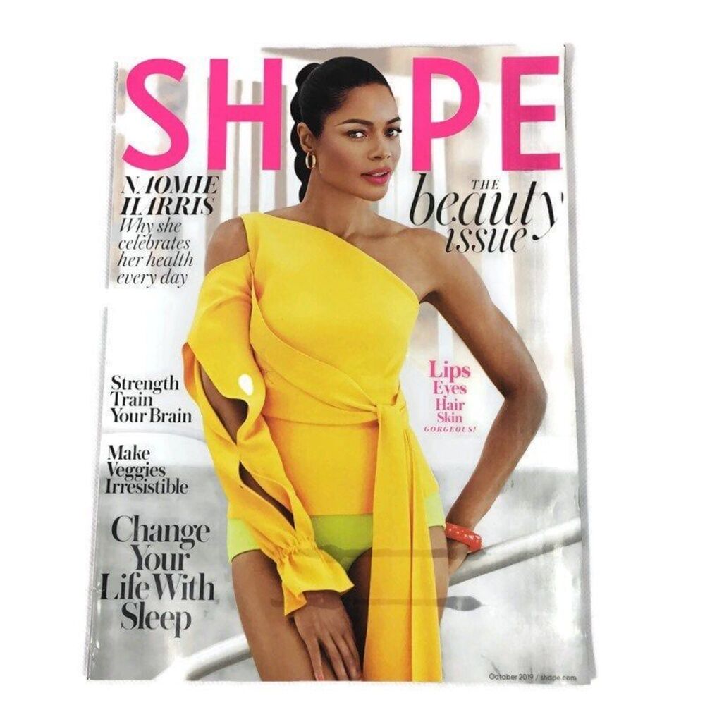 Shape Magazine October 2019 Naomie Harris The Beauty Issue Veggies Sleep Brain